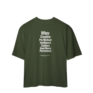 Nome do produto Camiseta Oversized Whey Pre Workout