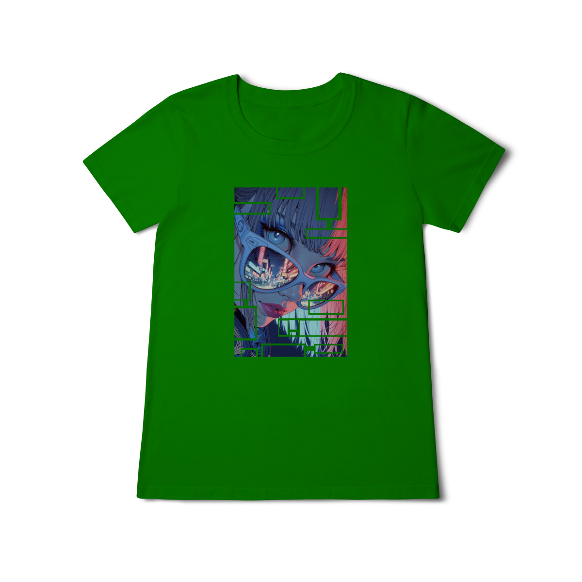 Nome do produto: Camiseta Feminina Cyberpunk