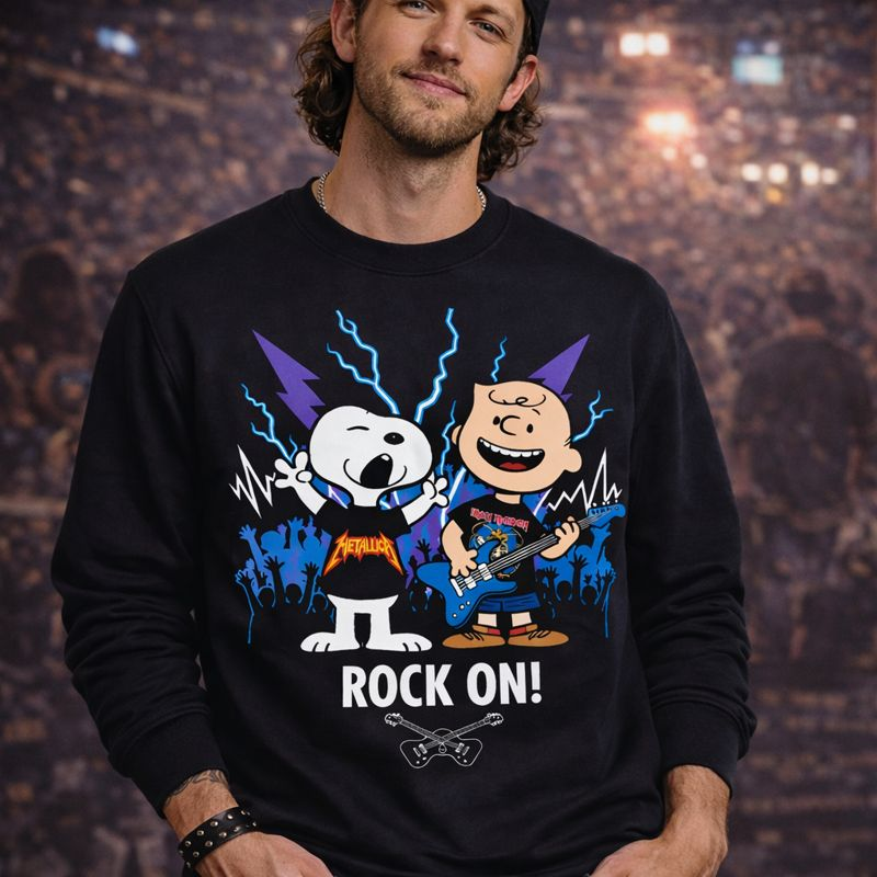 Nome do produto: Moletom Snoopy Rock On