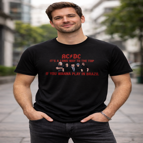 Nome do produto: Camiseta Clássica AC/DC