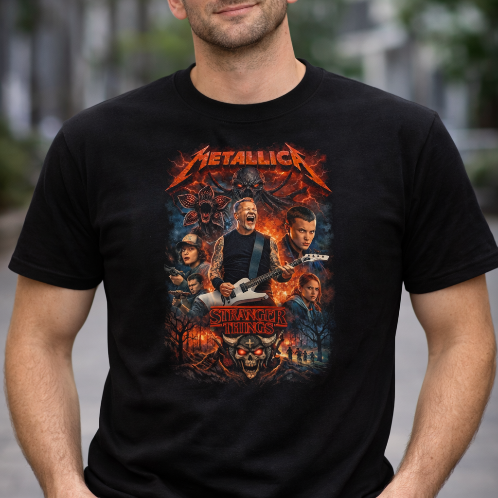 Nome do produto: Camiseta Clássica Stranger Things
