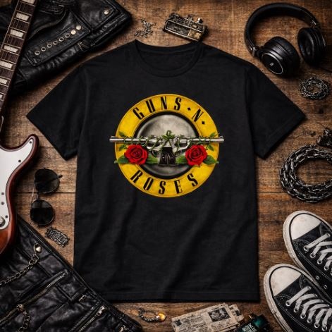 Nome do produto: Camiseta Clássica Guns N\' Roses