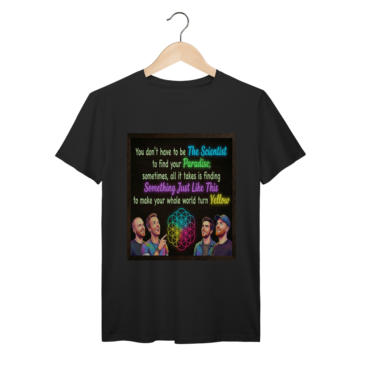 Nome do produto: Camiseta Premium Coldplay