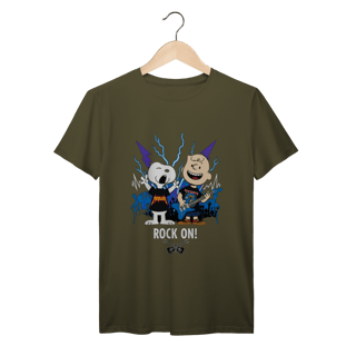 Nome do produto Camiseta Premium Snoopy Rock On