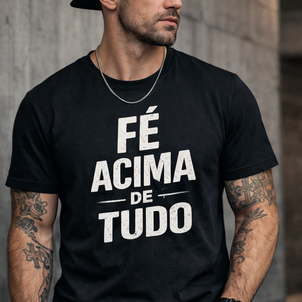 Nome do produto: Camiseta Classic Fé