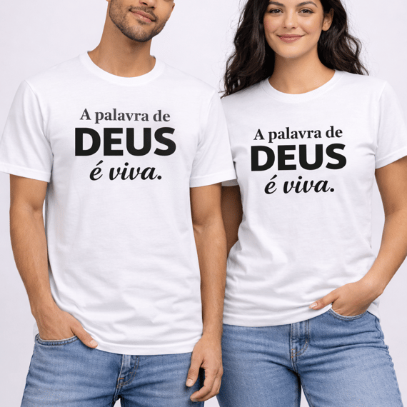 Camiseta Classic Palavra de Deus é Viva