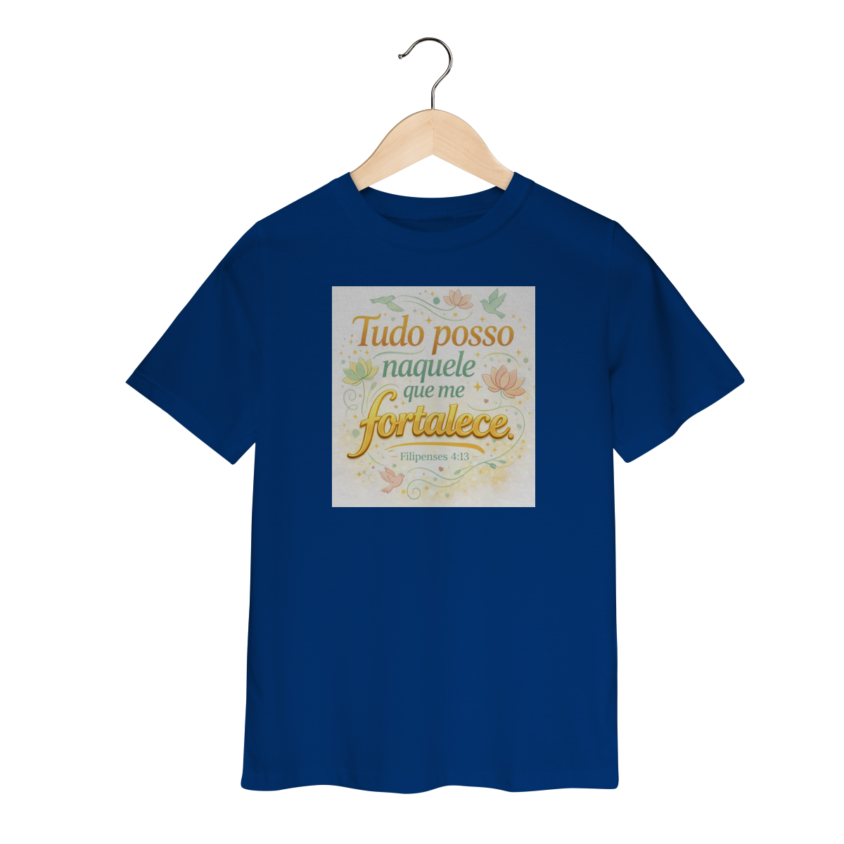 Nome do produto: Camiseta Quality Infantil Tudo Posso