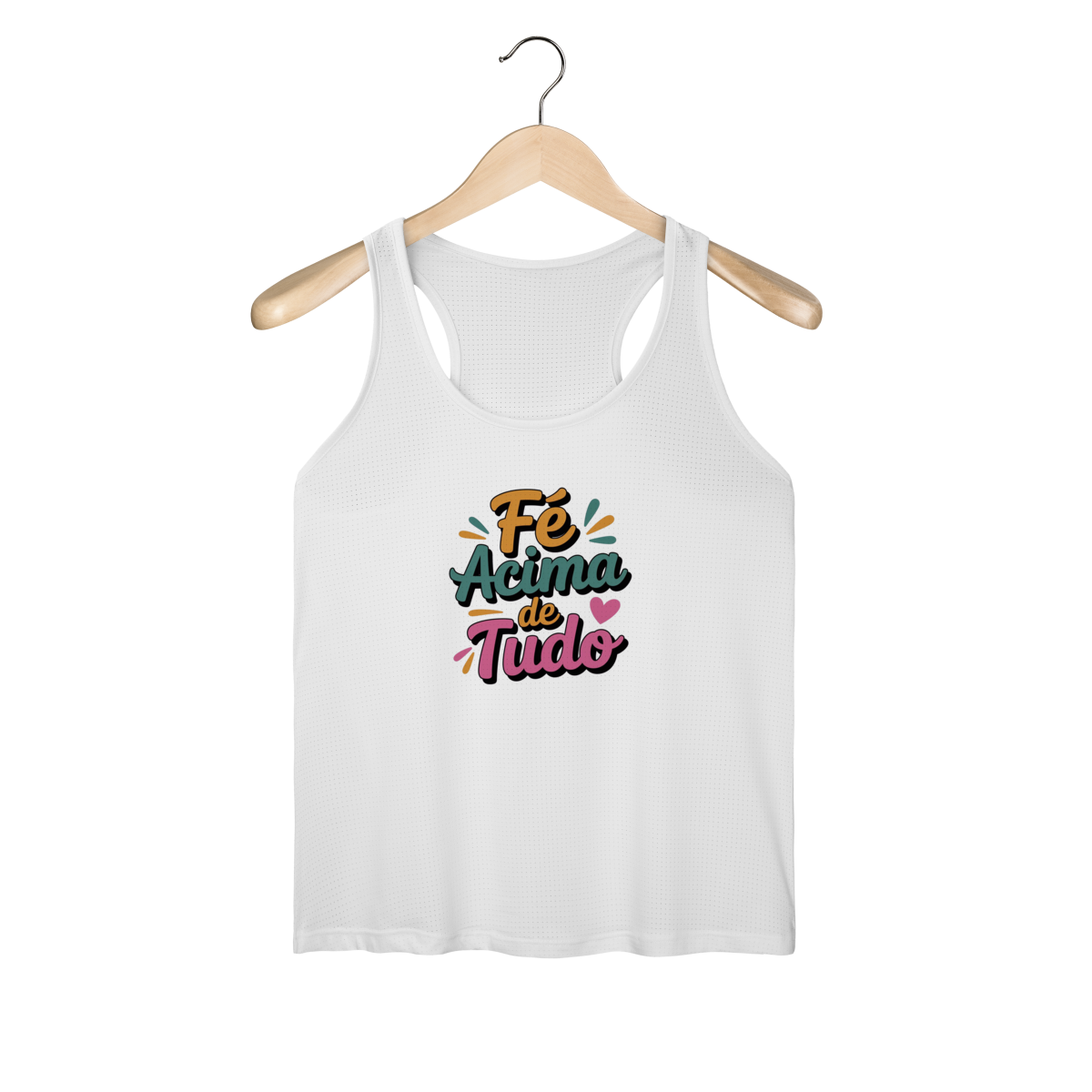 Nome do produto: Regata Fem Sport Fé