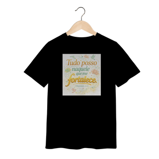 Nome do produto Camiseta Quality Infantil Tudo Posso