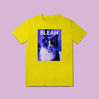Nome do produto Camiseta Quality Gato Bleah