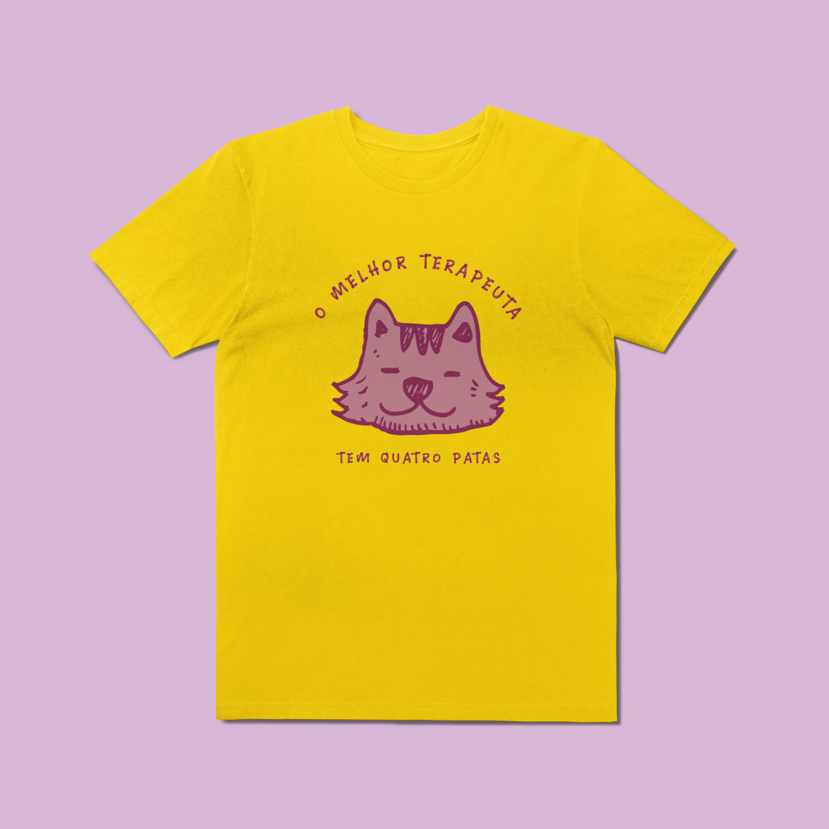 Nome do produto: Camiseta Estonada - O melhor terapeuta tem 4 patas