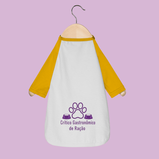 Nome do produto Roupa Pet Petnip Crítico Gastronômico - 100% Algodão