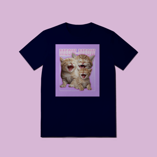 Nome do produto Camiseta Quality MEOW-MEOW