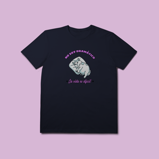 Nome do produto Camiseta Premium Petnip No Soy Dramático - 100% Algodão