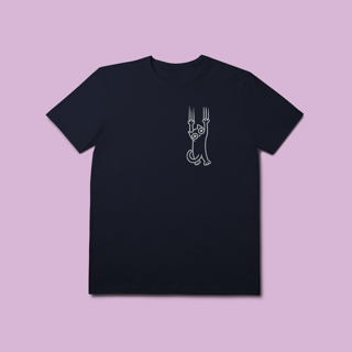 Nome do produto Camiseta Premium Petnip Gato Rasgado - 100% Algodão