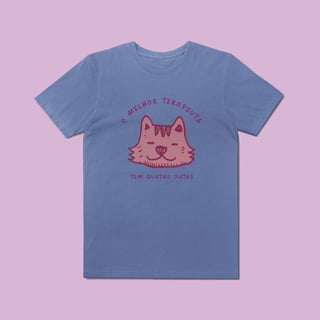 Nome do produto Camiseta Estonada - O melhor terapeuta tem 4 patas