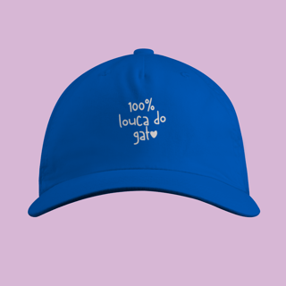 Nome do produto Boné Petnip 100% Louca Do Gato - Prime Confort Sarja
