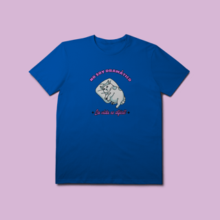 Nome do produto Camiseta Premium Petnip No Soy Dramático - 100% Algodão