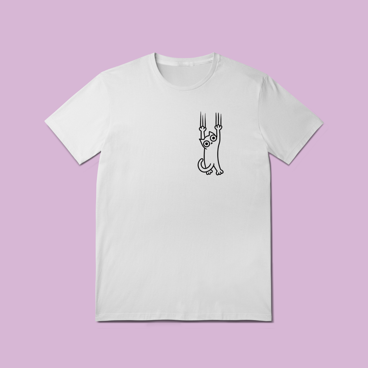 Nome do produto: Camiseta Quality Gato Rasgado