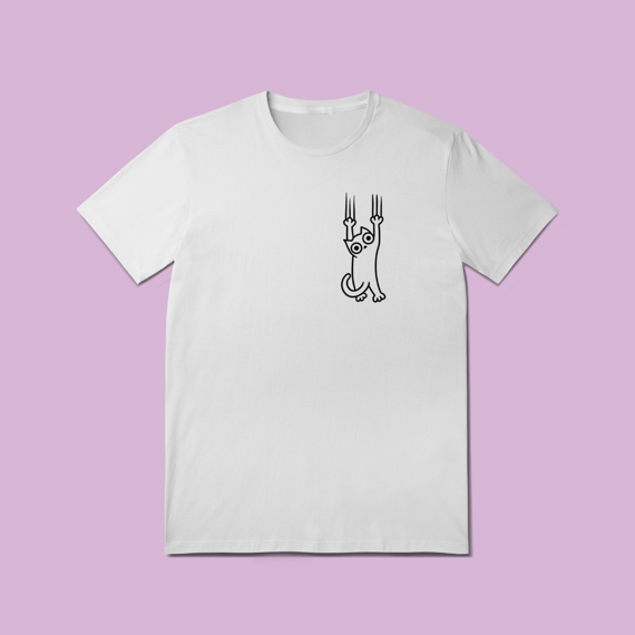 Camiseta Quality Gato Rasgado