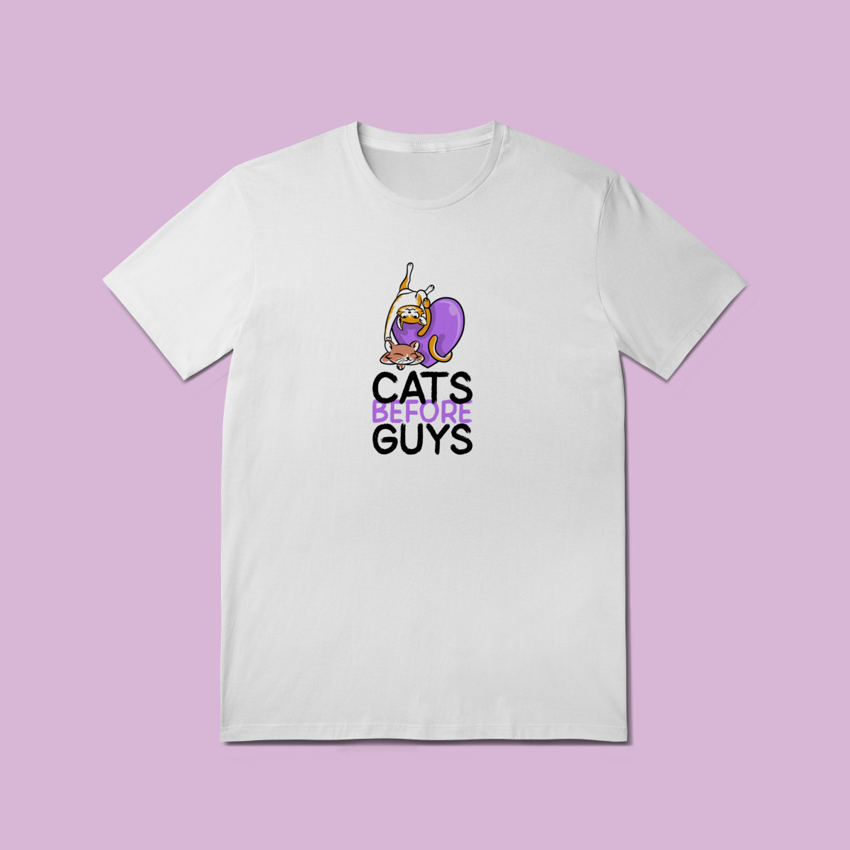 Nome do produto: Camiseta Quality Cats Before Guys