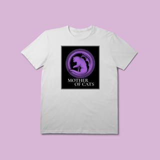 Nome do produto Camiseta Premium Petnip Mother of Cats - 100% Algodão