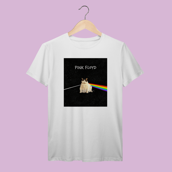 Camiseta Dark Side of the Cat - 100% Algodão