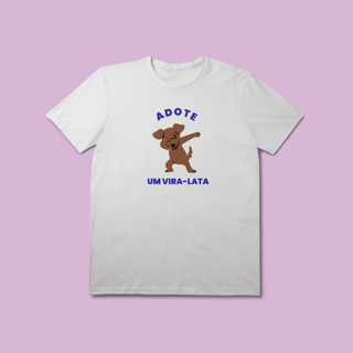 Camiseta Premium Adote um Vira-Lata - Dog Style