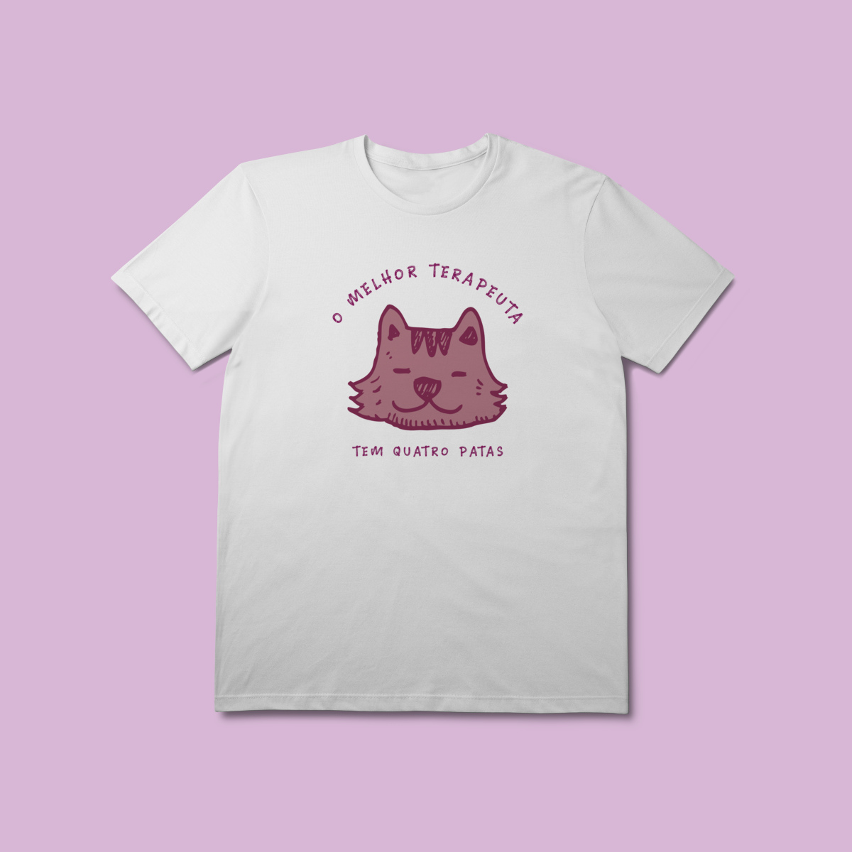 Nome do produto: Camiseta Premium - O melhor terapeuta tem 4 patas