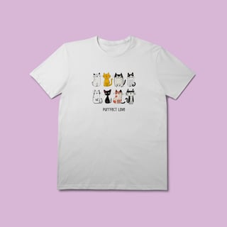 Camiseta Premium - Purrfect love Cats