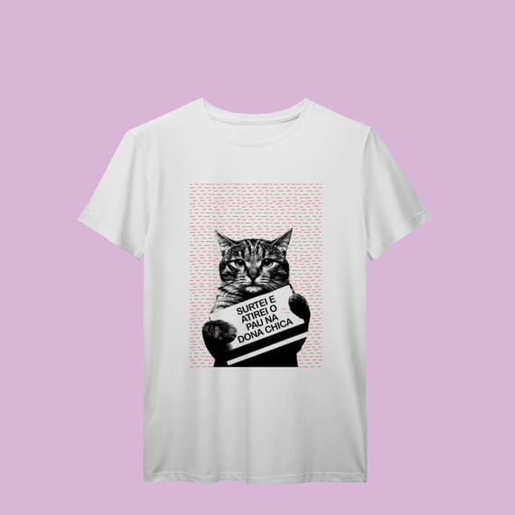 Camiseta 100% algodão - Surtei 