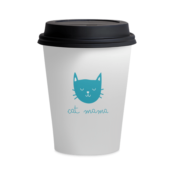 Copo de Cerâmica - Blue Cat Mama