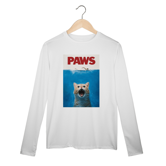 Camiseta Manga Longa - PAWS