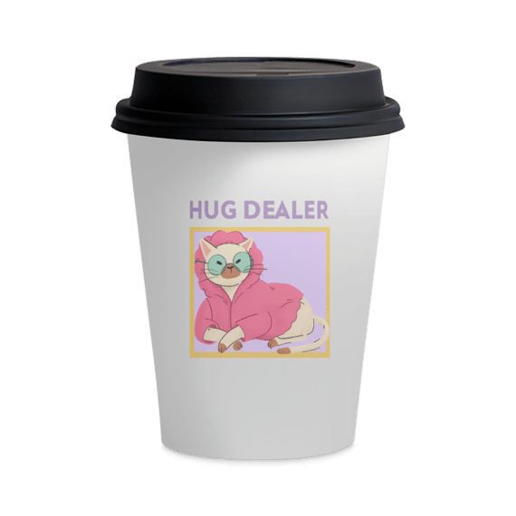 Copo Cerâmica - HUG DEALER Gato