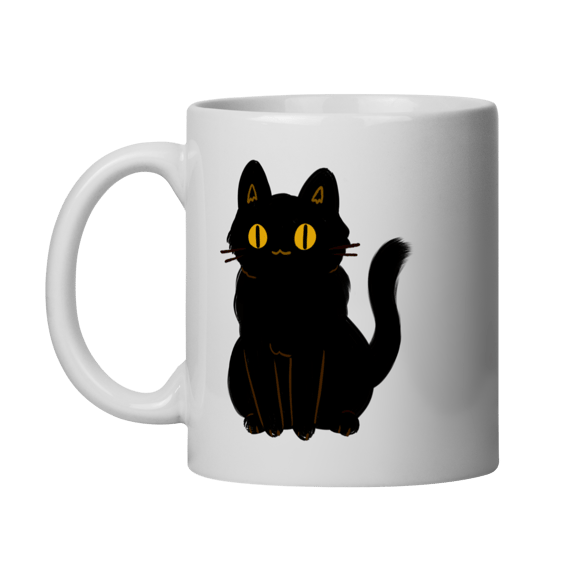 Caneca - 100% gato preto