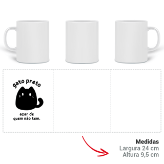 Nome do produto Caneca Gato Preto