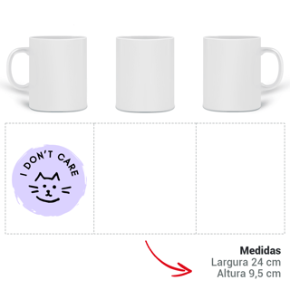 Nome do produto Caneca gato I don