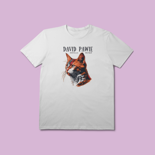 Nome do produto Camiseta Premium Petnip David Pawie - 100% Algodão