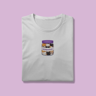 Camiseta Premium Antidepressivos Gatos - 100% Algodão
