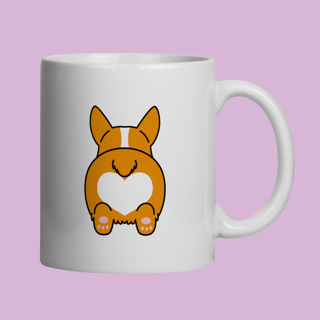 Nome do produto Caneca Petnip Corgi Love - Porcelana Premium Artesanal
