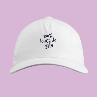 Nome do produto Boné Petnip 100% Louca Do Gato - Prime Confort Sarja