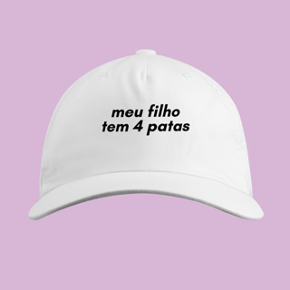 Nome do produto Boné Petnip Meu Filho Tem 4 Patas - Prime Confort Sarja