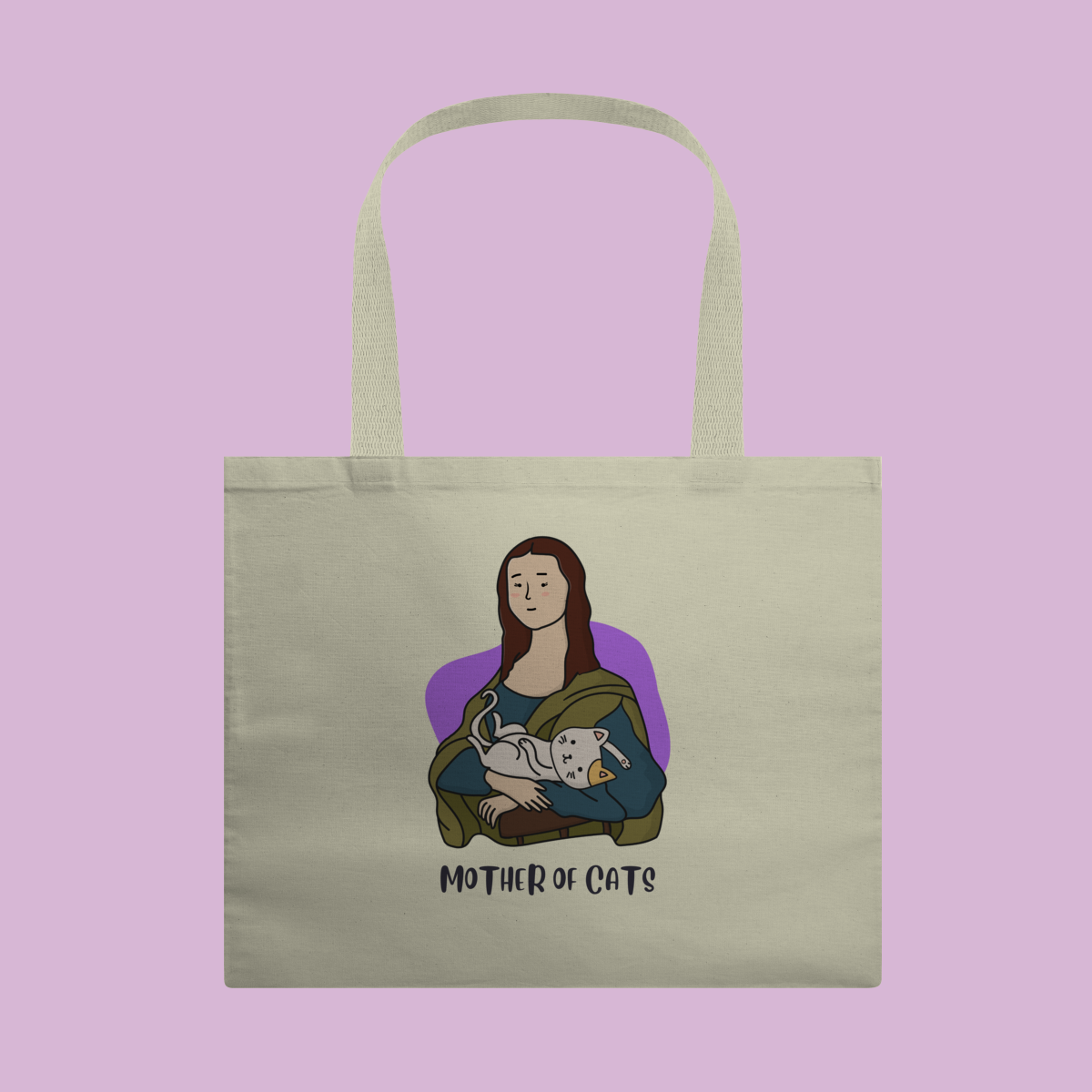 Nome do produto: Ecobag Petnip Mother Of Cats - Sacola Ecológica 100% Algodão