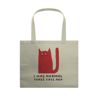 Nome do produto Ecobag - I was normal three cats ago