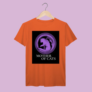 Nome do produto Camiseta 100% Algodão Mother of Cats