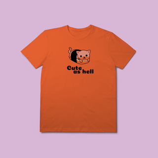 Nome do produto Camiseta Premium Petnip Gato Sushi Cute As Hell - 100% Algodão
