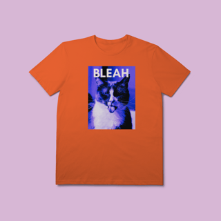 Nome do produto Camiseta Premium Petnip Gato Bleah - 100% Algodão