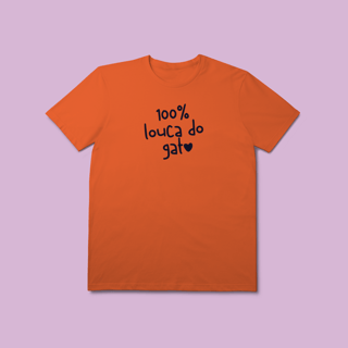 Nome do produto Camiseta Premium Petnip 100% Louca Do Gato - 100% Algodão