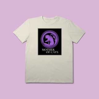 Nome do produto Camiseta Premium Petnip Mother of Cats - 100% Algodão