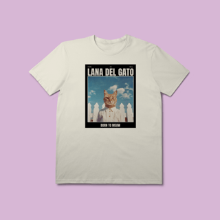 Nome do produto Camiseta Premium Petnip Lana Del Gato - 100% Algodão
